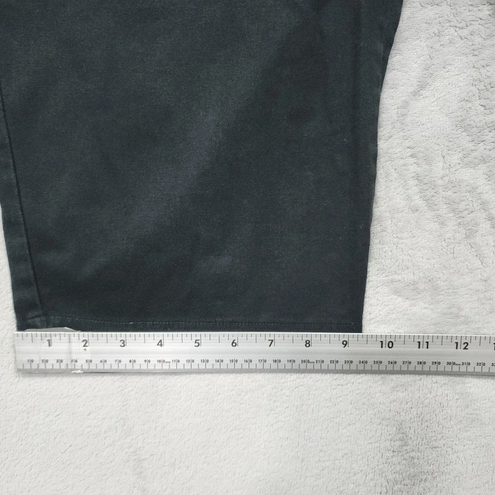 Vintage Briggs New York Shorts Womens 10 Black Bermuda Twill Stretch Preppy